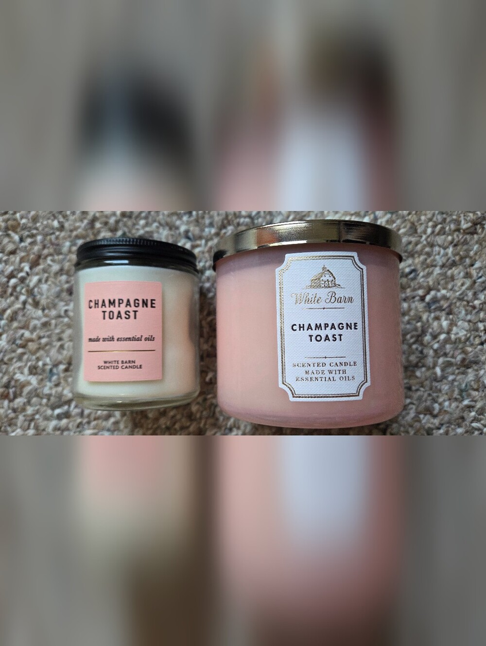 New Bath and Body Works Champagne Toast Candles (bundle of 2)